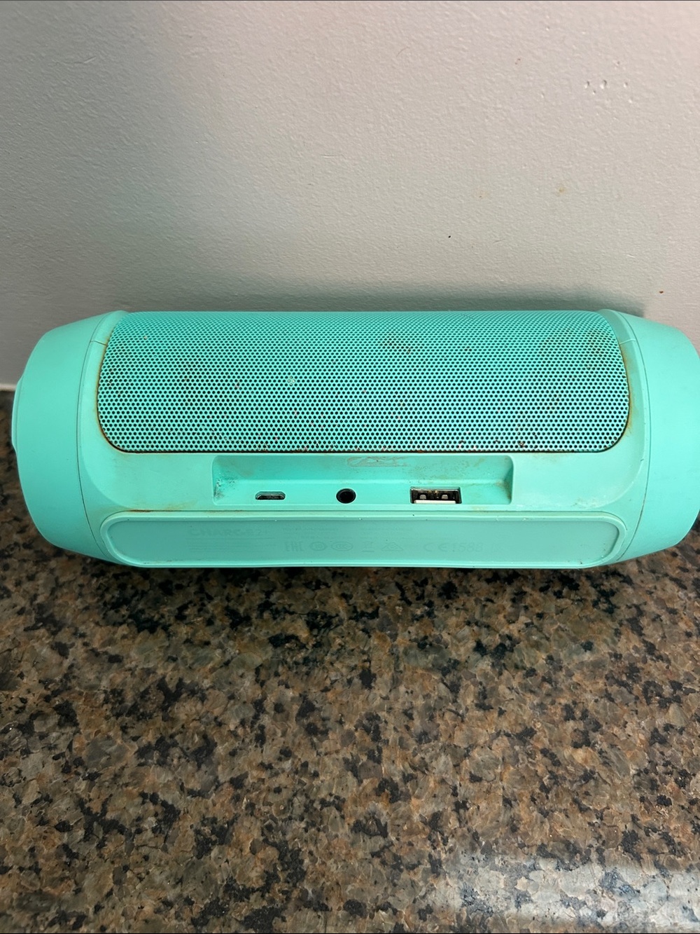 JBL Charge 2+ Portable Bluetooth Speaker - Aqua Green - Picture 3 of 7